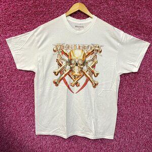 Megadeth Distressed Metal Rock Tshirt size Extra Large